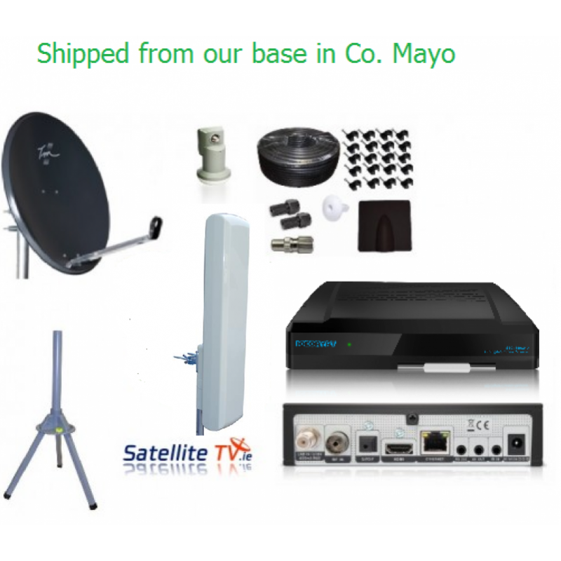 Caravan HD Satellite TV + Saorview TV DIY System Satellite TV Ireland